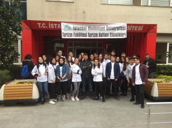 okulumuz istanbul medeniyet universitesi nin turizm haftasi etkinliklerine katildi kartal imkb mesleki ve teknik anadolu lisesi